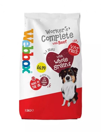 Webbox Working Dog Beef Complete Dry Food