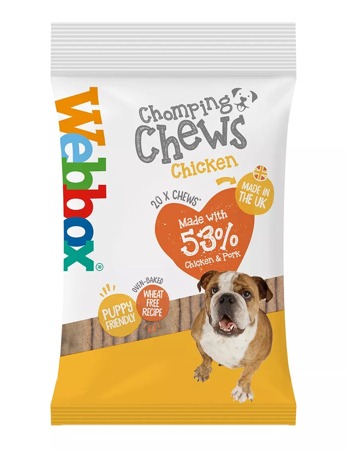 Webbox Meaty Chomping Chews Chicken Dog Treats