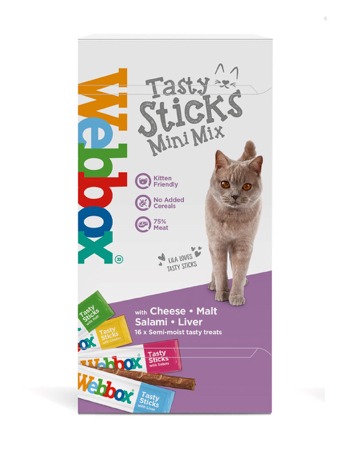 Webbox Tasty Sticks Mini Mix Cat Treats