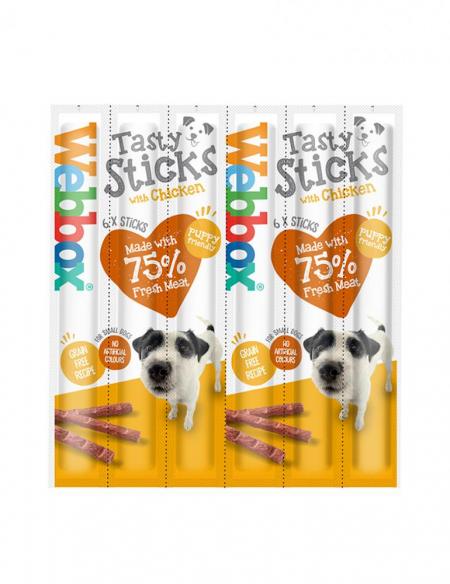Webbox Tasty Sticks Chicken Dog Treats Small