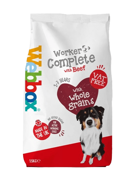 Webbox Working Dog Beef Complete Dry Dog Food