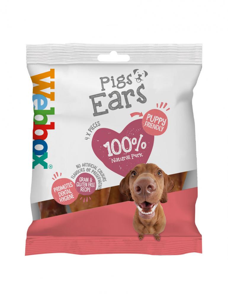 Webbox Meaty Pigs Ears Dog Treat