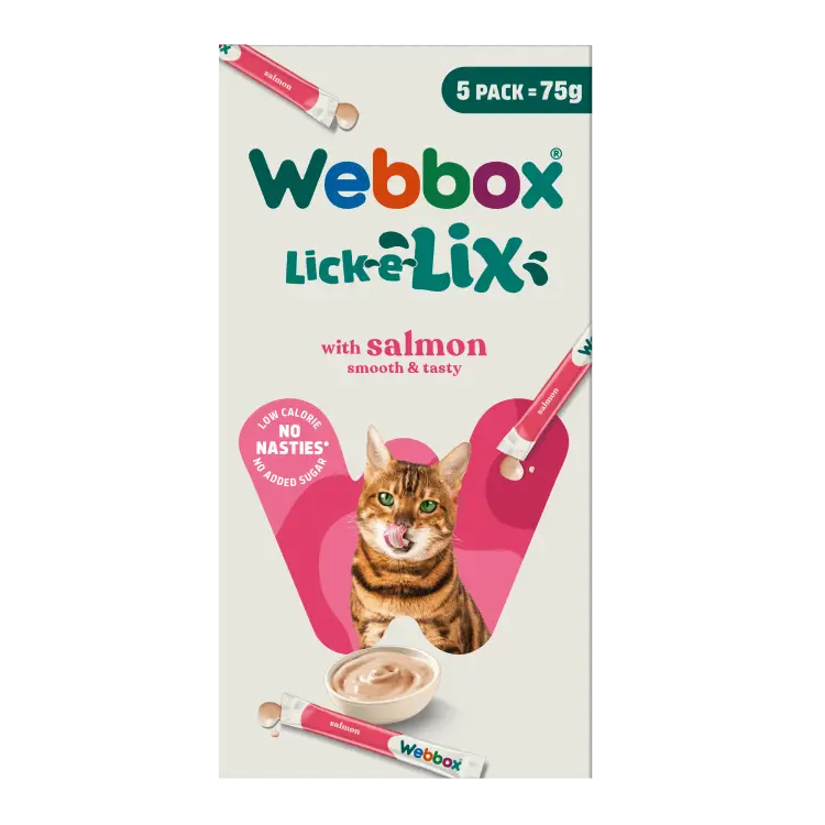 Webbox Lick-e-Lix Salmon Cat Treats