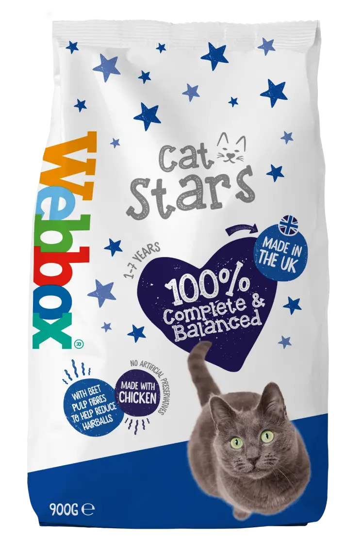 Webbox Cat Stars Chicken Dry Cat Food