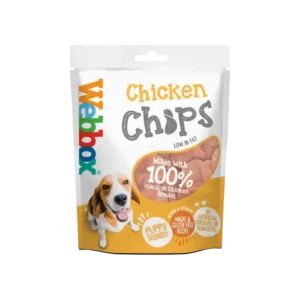 Webbox Chicken Chips Dog Treats 80g