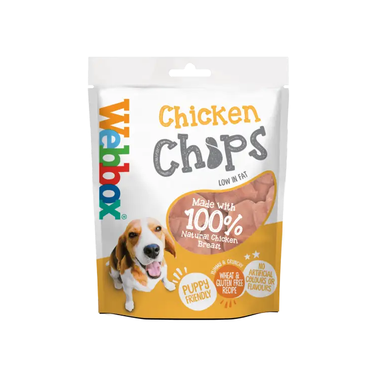 Webbox Chicken Chips Dog Treats 80g
