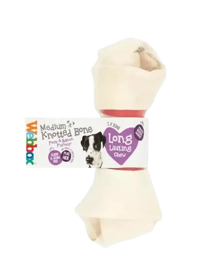 Webbox Hide Porky Medium Knotted Bone Dog Treats