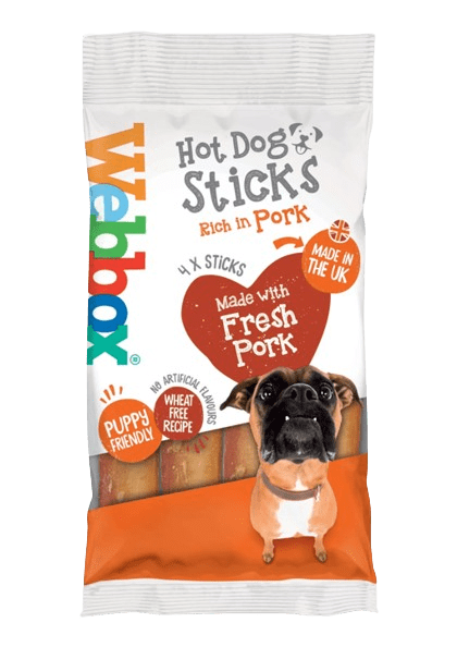 Webbox Meaty Hot Dog Sticks Dog Treats