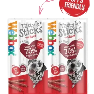 Webbox Tasty Sticks Beef Dog Treats Large 55g - 1 Pack (5 sticks)