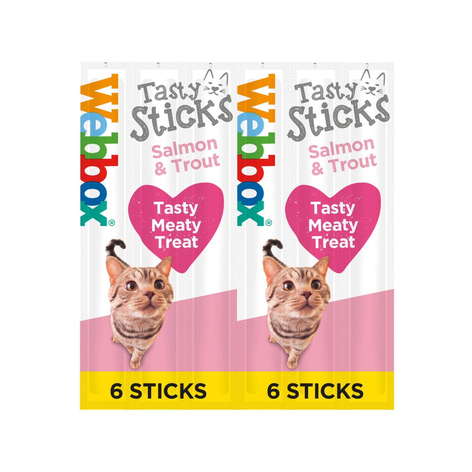 Webbox Tasty Sticks Salmon & Trout Cat Treats