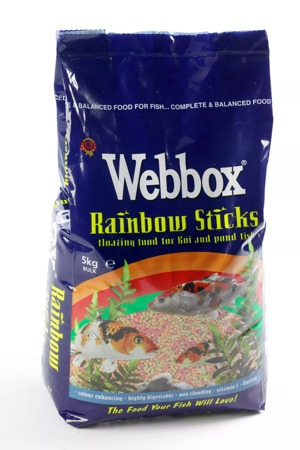 Webbox Rainbow Sticks Fish Food