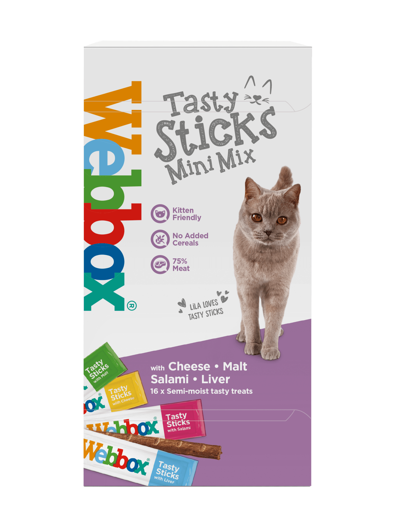 Webbox Tasty Sticks Mini Mix Cat Treats