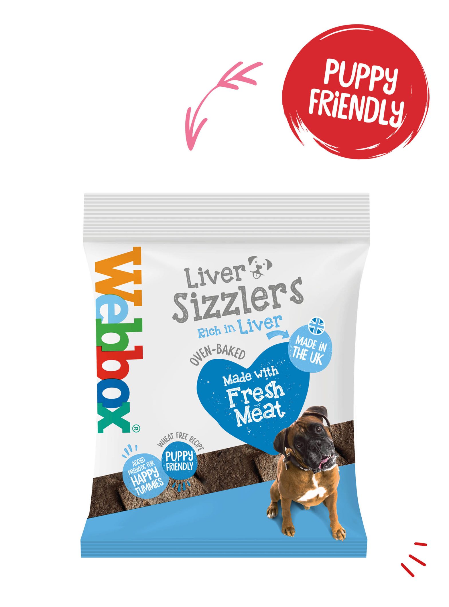 Webbox Meaty Liver Sizzlers Dog Treats