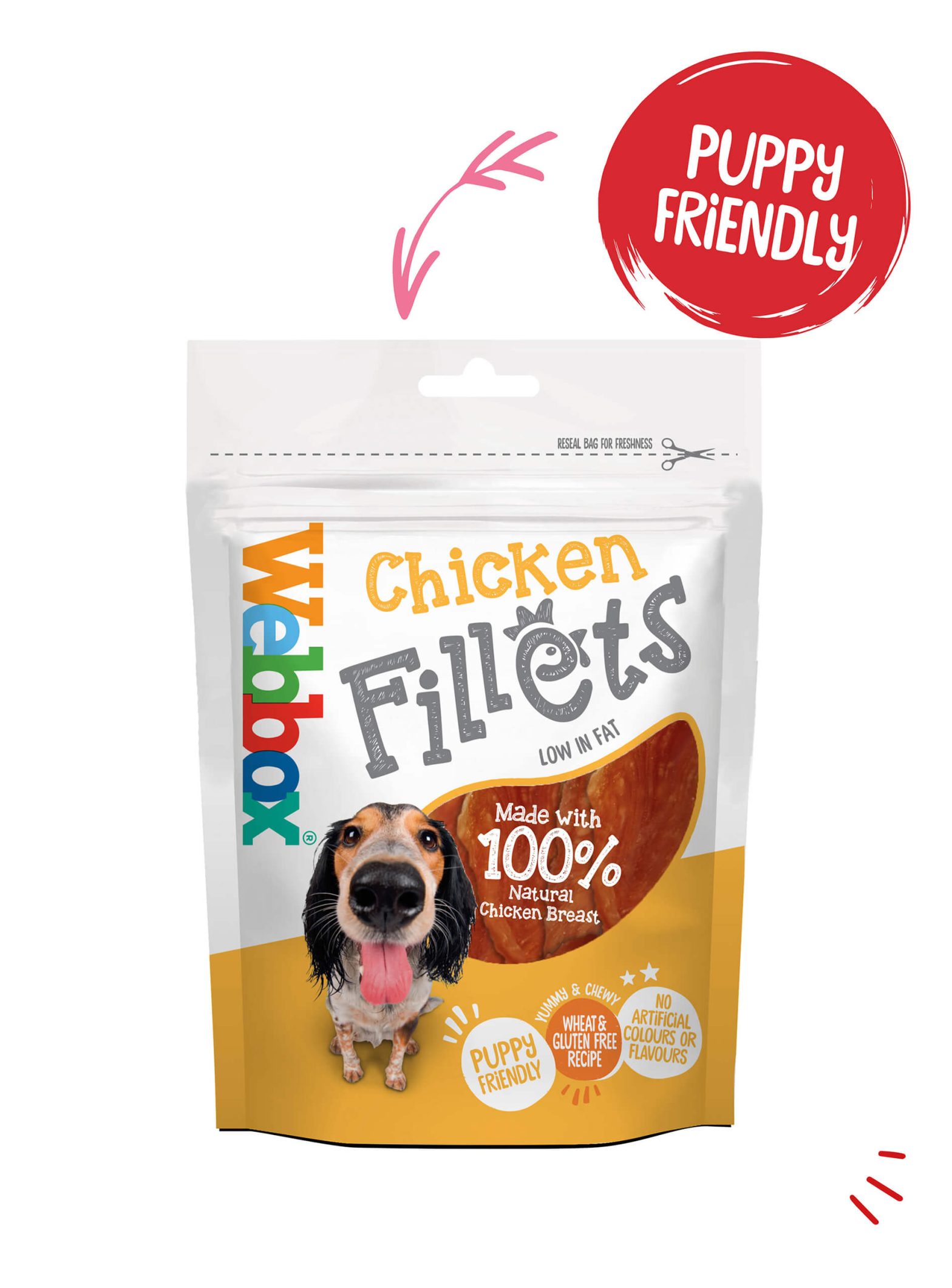 Webbox Chicken Fillets Dog Treats