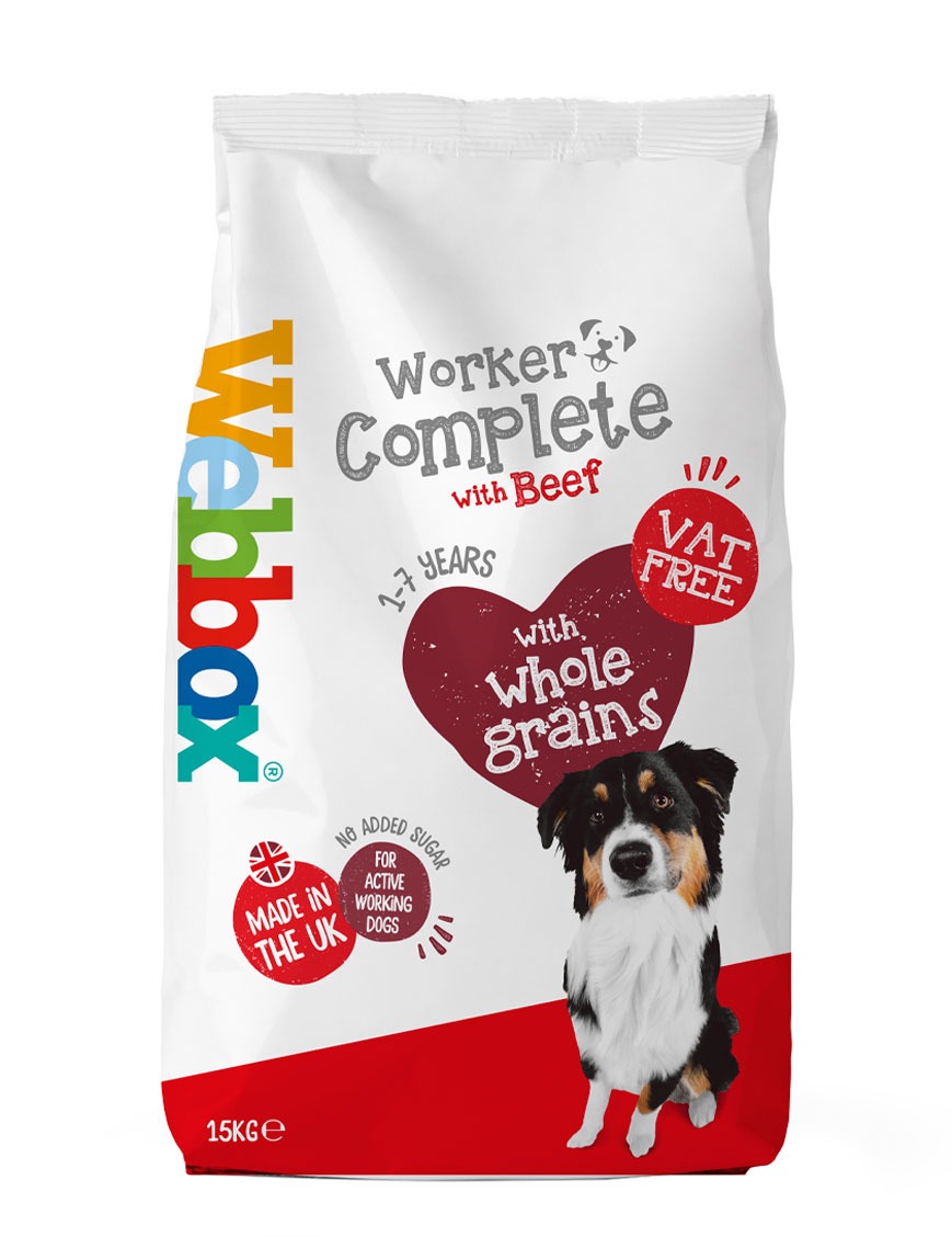 Webbox Working Dog Beef Complete Dry Dog Food