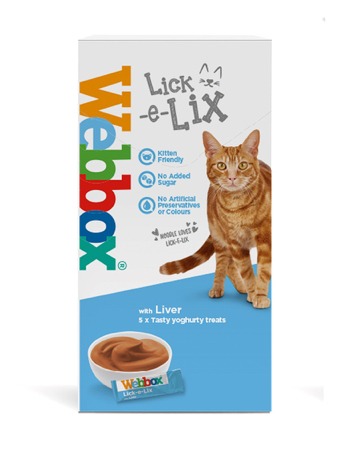 Webbox Lick-e-Lix Liver Cat Treats