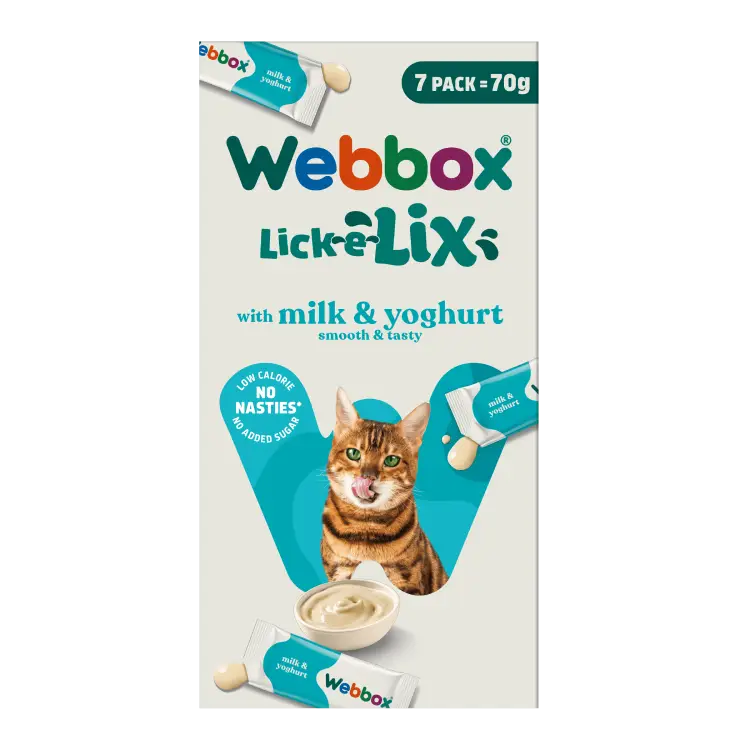Webbox Lick-e-Lix with Milk & Yoghurt Cat Treats