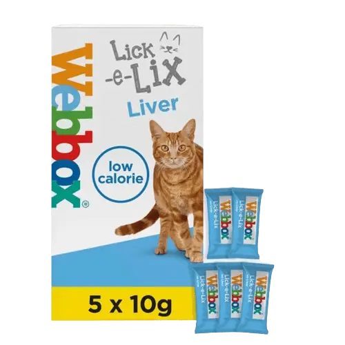 Webbox Lick-e-Lix Liver Cat Treats