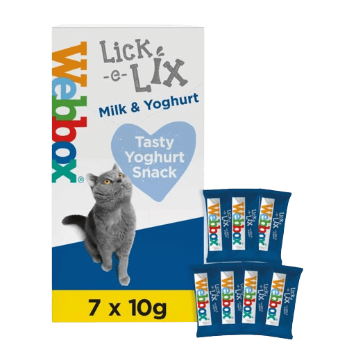 Webbox Lick-e-Lix with Milk & Yoghurt Cat Treats