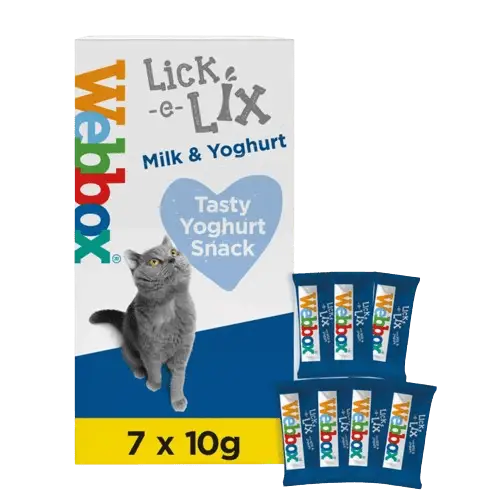 Webbox Lick-e-Lix with Milk & Yoghurt Cat Treats