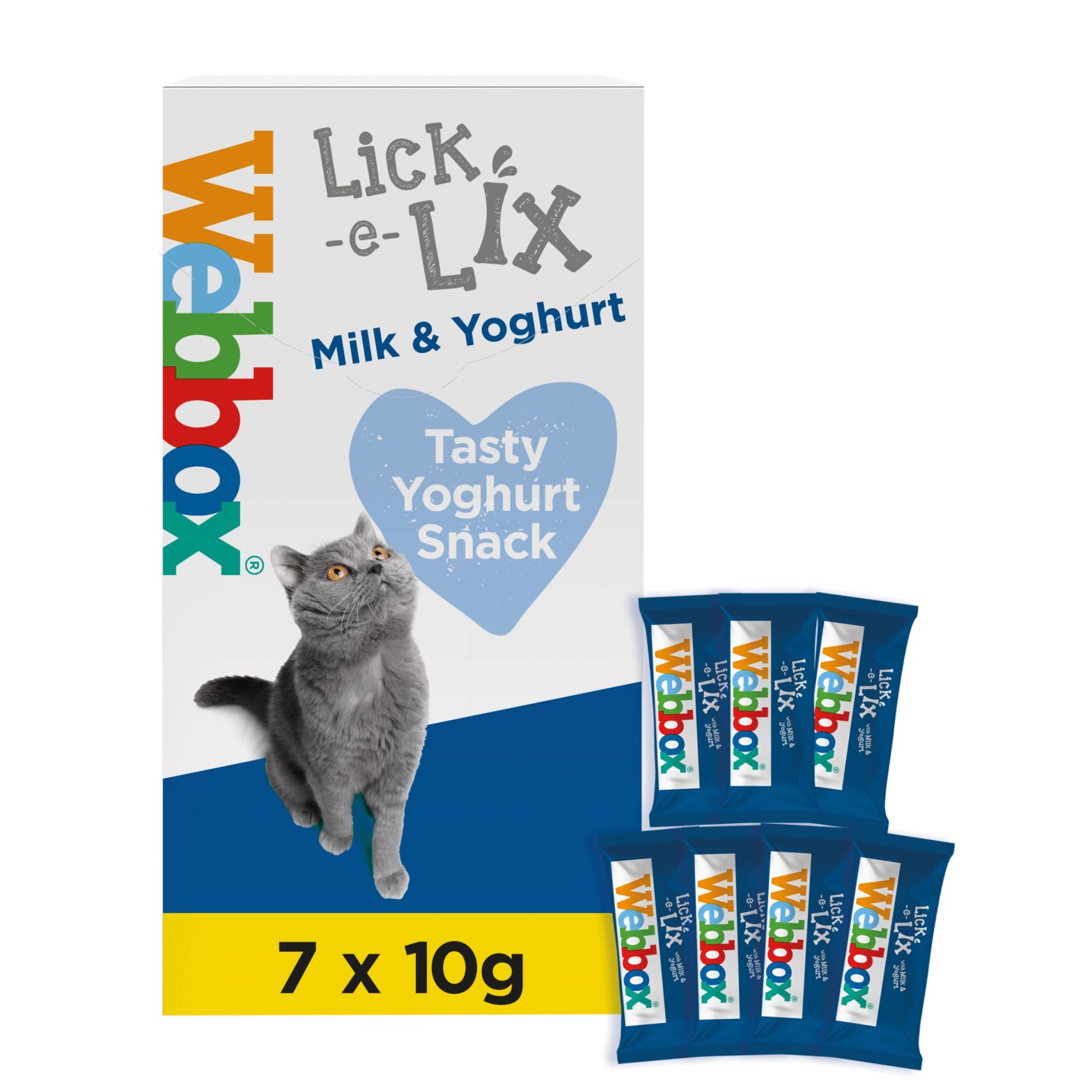 Webbox Lick-e-Lix with Milk & Yoghurt Cat Treats