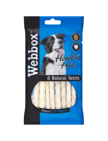 Webbox Healthy Hide Twist Dog Treats