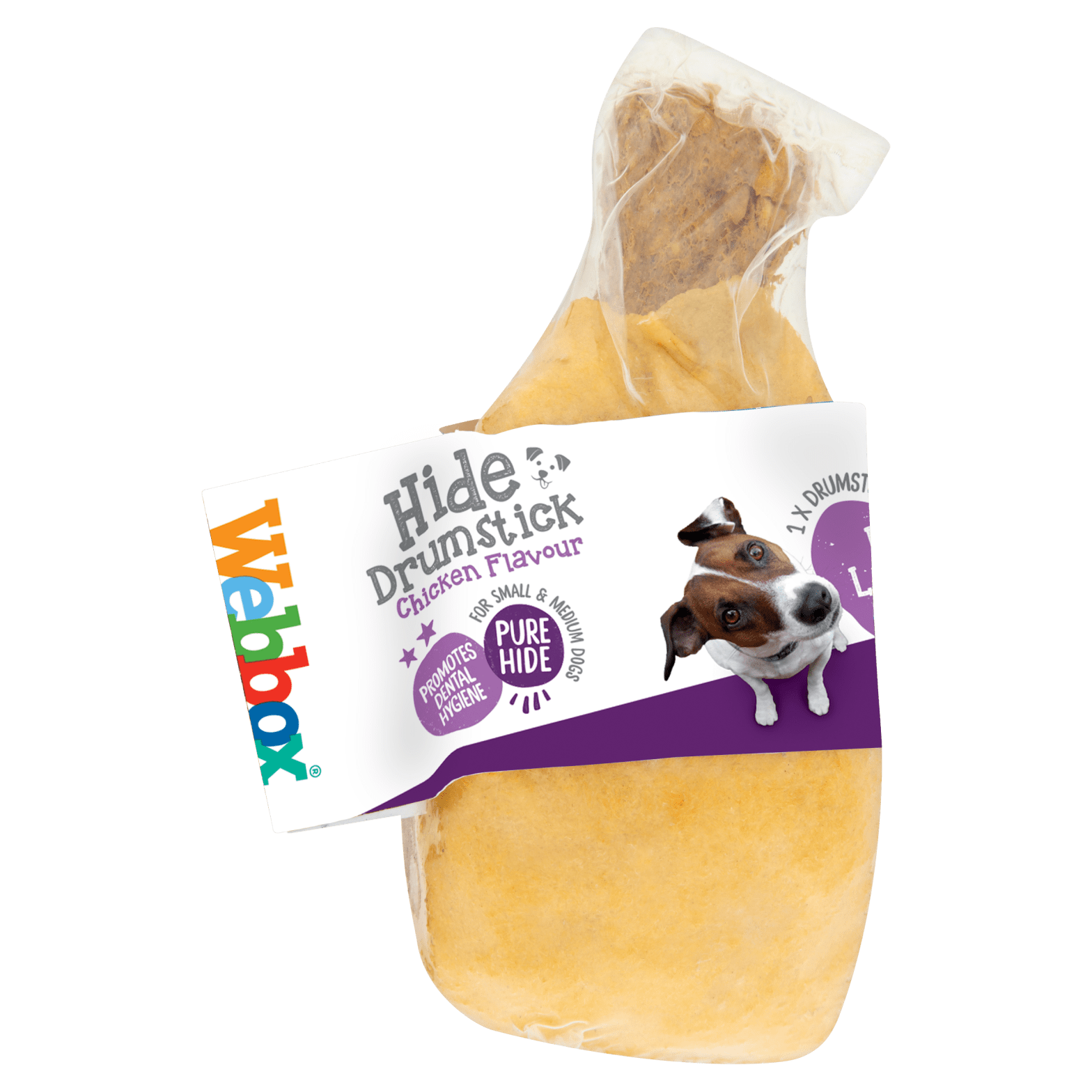 Webbox Hide Rawhide Chicken Drumstick Dog Treats