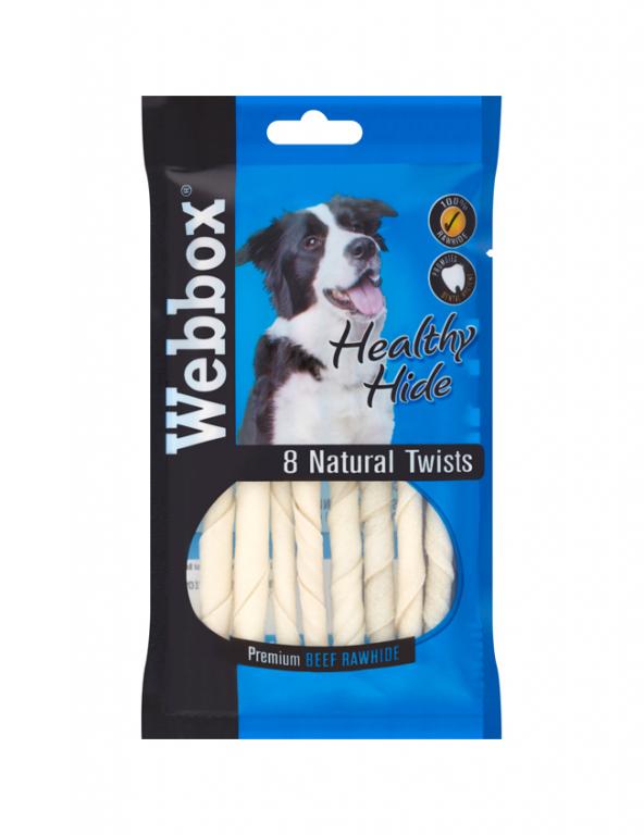 Webbox Healthy Hide Twist Dog Treats