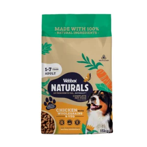 Webbox Naturals Adult Chicken with Wholegrains Dry Dog Food - 4 Bags (4 x 2kg)