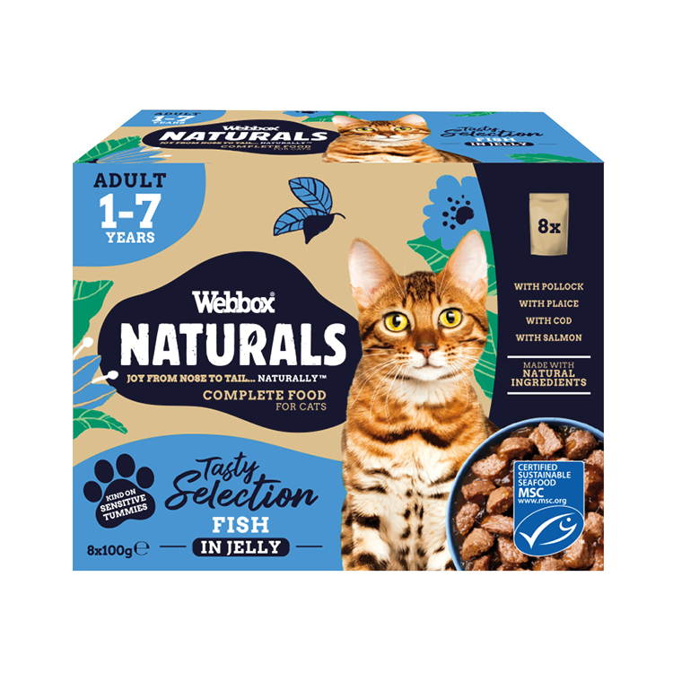 Webbox Naturals Fish in Jelly Wet Cat Food