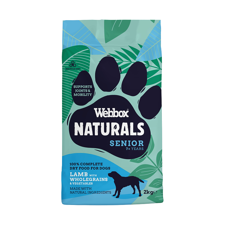 Webbox Naturals Senior Lamb with Wholegrains & Vegetables Dog Food