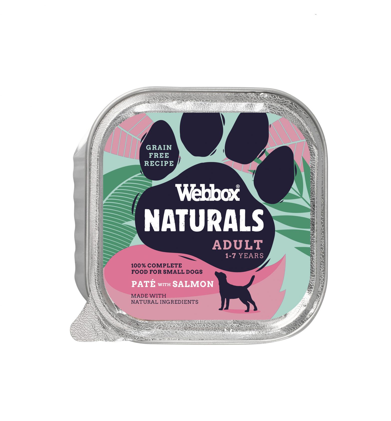 Webbox Naturals Adult Salmon Pate Wet Dog Food
