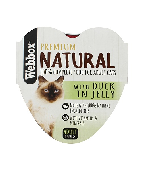 Webbox Natural Duck in Jelly Wet Cat Food