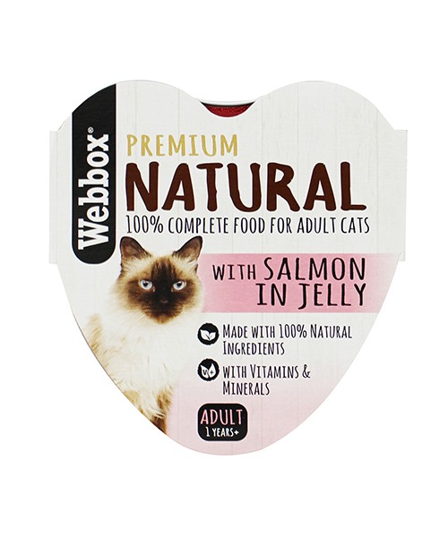 Webbox Natural Salmon in Jelly Wet Cat Food – Single