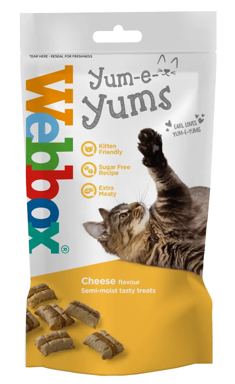 Webbox Yum-e-Yums Cheese Cat Treats