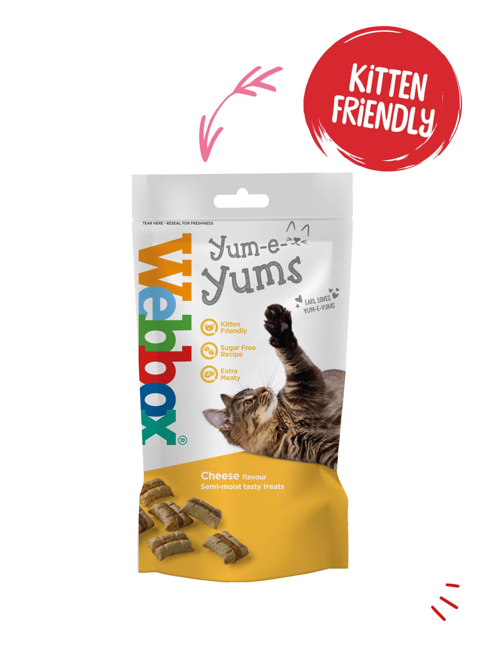 Webbox Yum-e-Yums Cheese Cat Treats