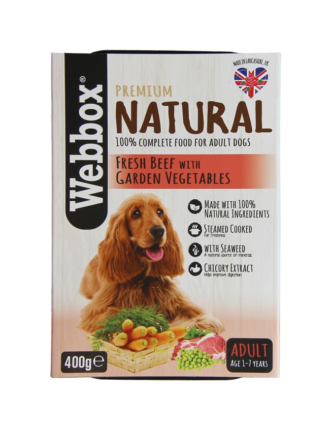Webbox Natural Adult Beef with Vegetables Dry Dog Food – Single