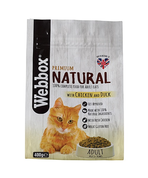 Webbox Natural Chicken & Duck Dry Cat Food – Single