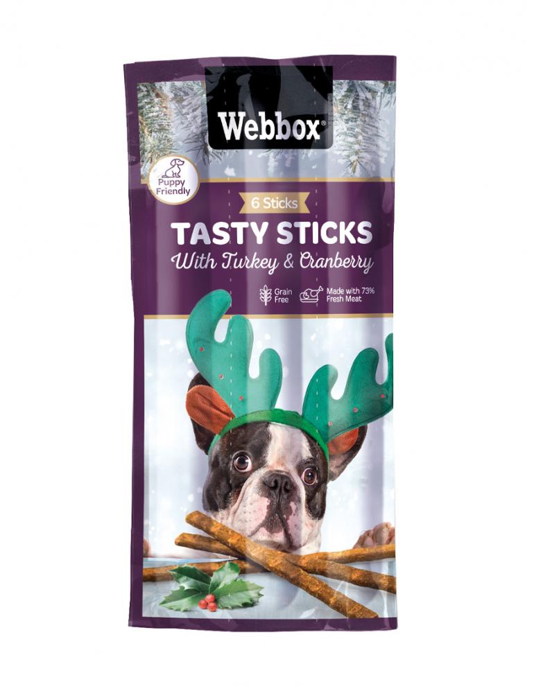 Webbox Christmas Tasty Sticks Dog Treats