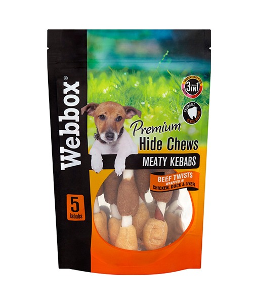 Webbox Meaty Kebabs Dog Treats