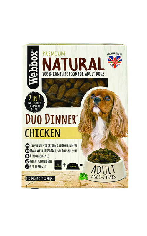 Webbox Natural Chicken Complete Dry & Wet Dog Food