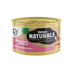 Webbox Naturals Adult Salmon Mousse Wet Cat Food 85g - 1 Tin (1 x 85g)