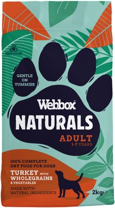 Webbox Naturals Turkey & Rice Complete Dry Dog Food