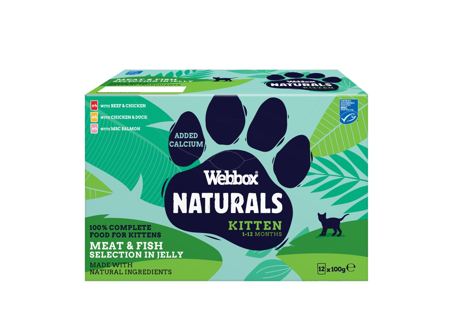 Webbox Naturals Kitten Selection Jelly Wet Cat Food