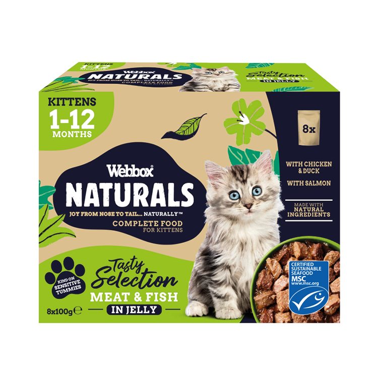 Webbox Naturals Kitten Selection Jelly Wet Cat Food