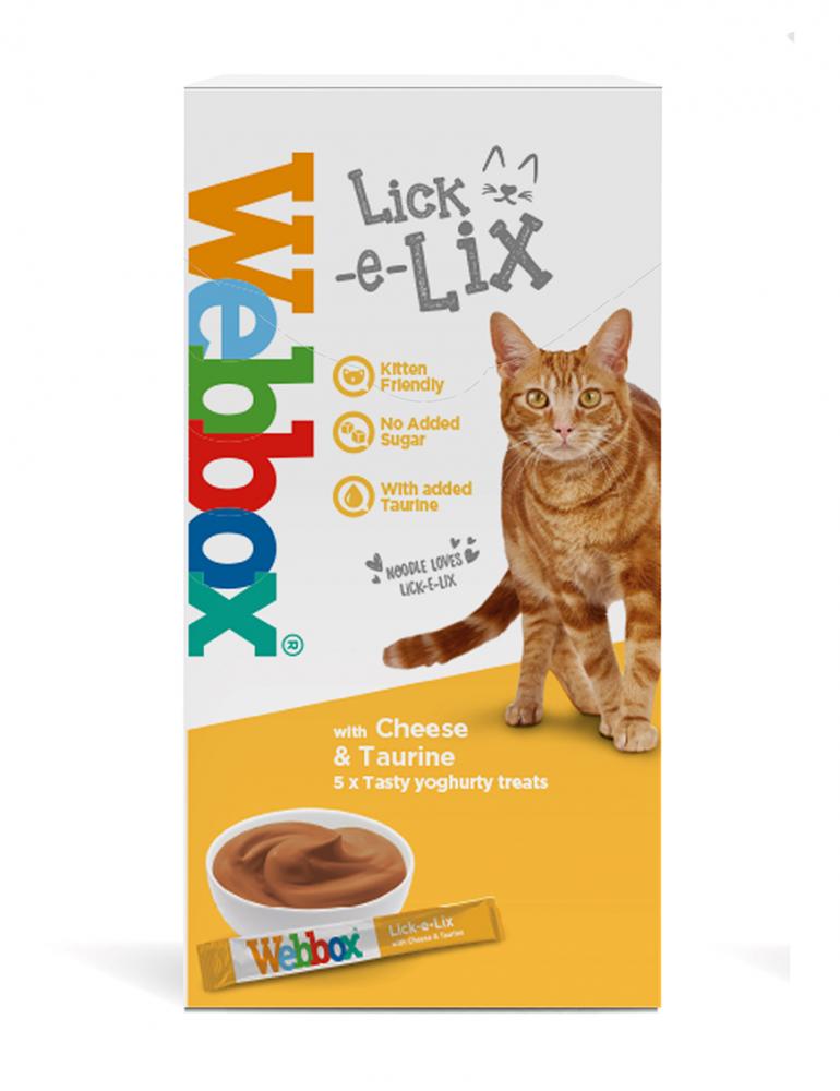 Webbox Lick-e-Lix Cheese & Taurine Cat Treats