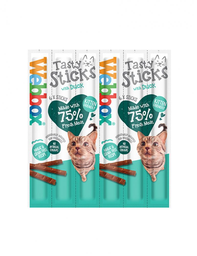 Webbox Tasty Sticks Duck Cat Treats