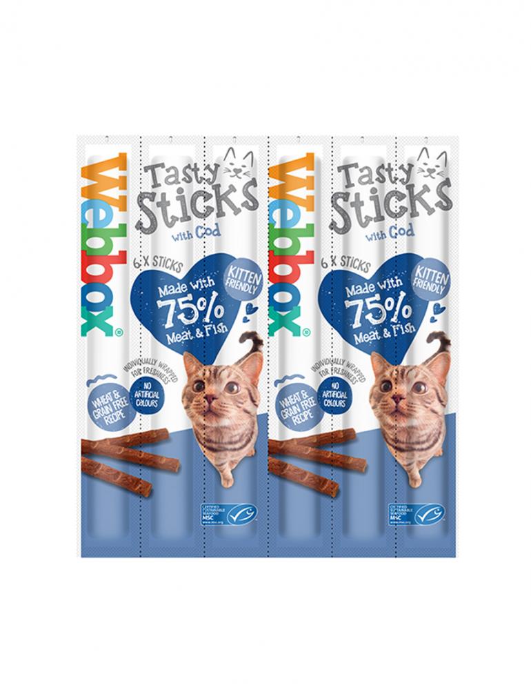 Webbox Tasty Sticks Cod Cat Treats