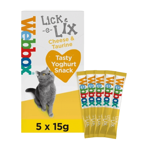 Webbox Lick-e-Lix Cheese & Taurine Cat Treats