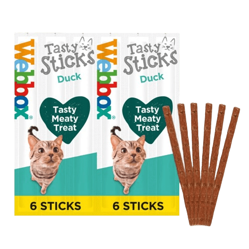Webbox Tasty Sticks Duck Cat Treats